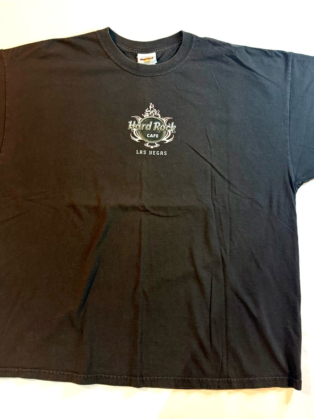 Rare Vintage Hard Rock Cafe Las Vegas Short Sleeve Graphic T-Shirt 2XL
